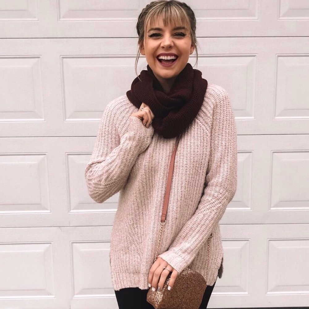 Pink Knit Sweater